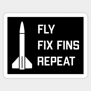 Model Rocket Funny Crash Sticker